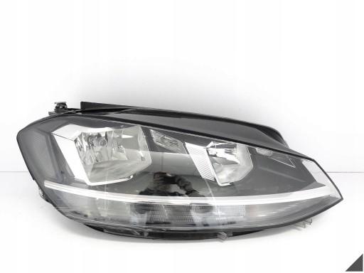 5G1941006D - VW GOLF VII 7 5G0 LIFT 17-20 НОРМАЛЬНА ЛАМПА ГАЛОГЕННА H7 + LED ПЕРЕДНЯ ПРАВА EU