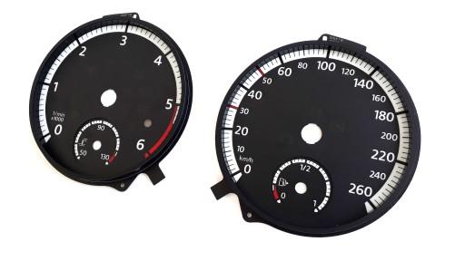 VW Golf 7 tachometer dials replacement for the R design