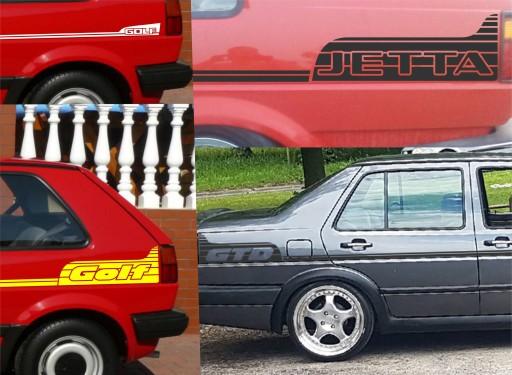 VW Golf II Jetta шпон наклейка наклейки