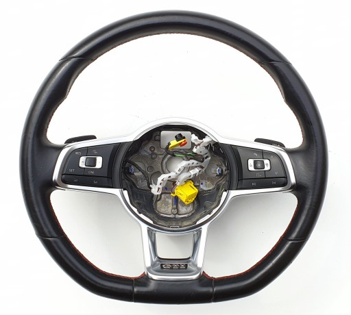 VW Golf VII 7 GTI спортивне спортивне кермо, шкіра, підрульові перемикачі DSG