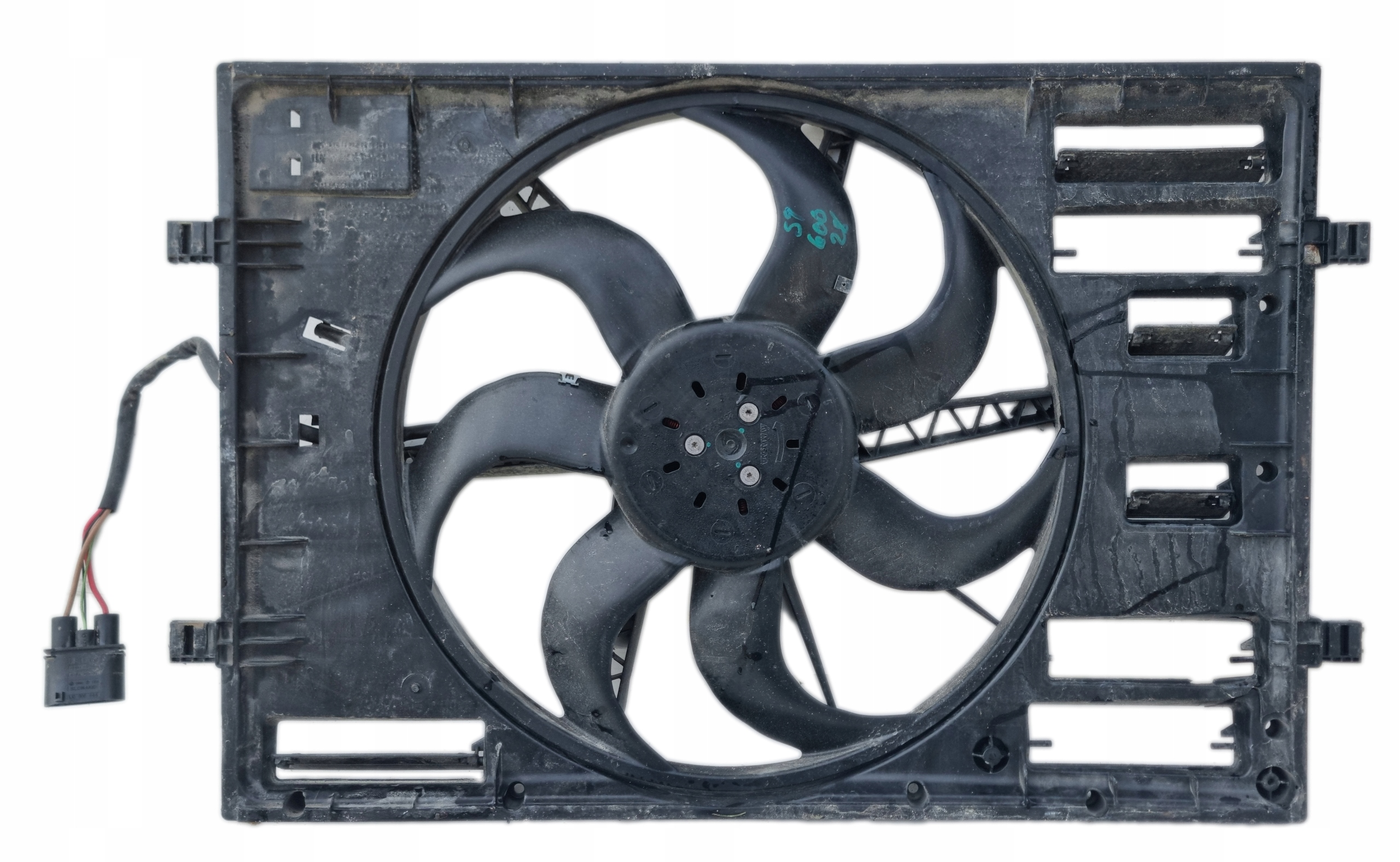 5QM121207 - VW Golf VII GTI 2.0 TSI вентилятор радиатора 20R