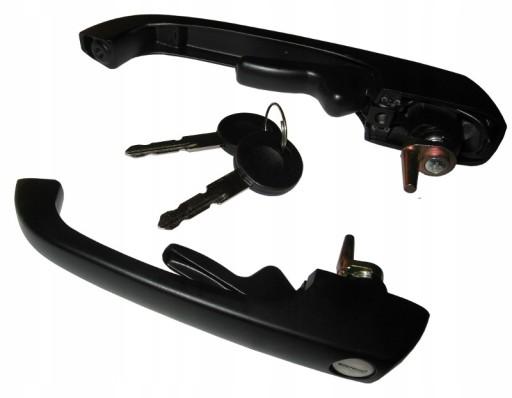 #0572 - VW LT 28/31/35/40/45 ДВЕРНІ РУЧКИ ПЕРЕДНЯ ЛІВА + ПРАВА