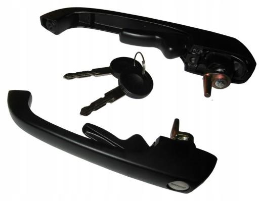 #0572 - VW LT 28 31 35 40 45 ВСТАВКИ ДВЕРНОГО ЗАМКА L + P