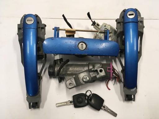 VW POLO 02-ЗАМКИ РУЧКА ВСТАВКИ КЛЮЧ LA5M