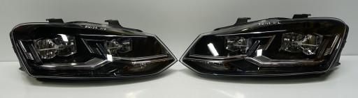 6C1941035 6C - VW POLO 2014-2017 ЛИФТ ПОЛНОСТЬЮ СВЕТОДИОДНЫЕ ПЕРЕДНИЕ ФОНАРИ