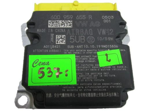 5UB - VW POLO МОДУЛЬ ДАТЧИКА ПОДУШКИ БЕЗОПАСНОСТИ 6C0959655R