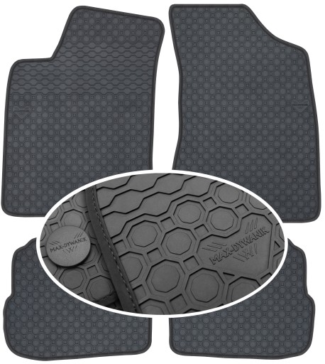 VW Passat B3 B4 1988-1996 гумові килимки PrimeLiner - Чорні