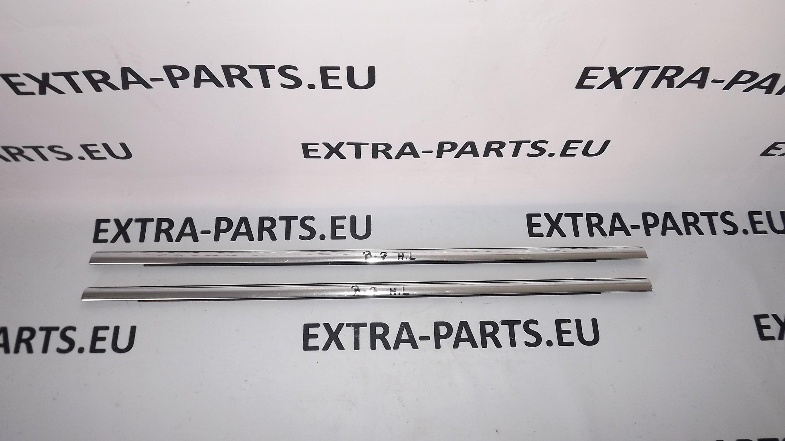 VW Passat B7 накладка скребка Двері задня ліва