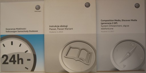 VW Passat B8 14-19 инструкция по эксплуатации +Media PL