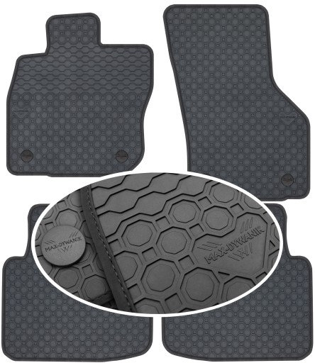 VW Passat B9 Estate 2024- ANG гумові килимки PrimeLiner - Чорні