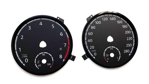 VW Passat CC as Scirocco Custom dials