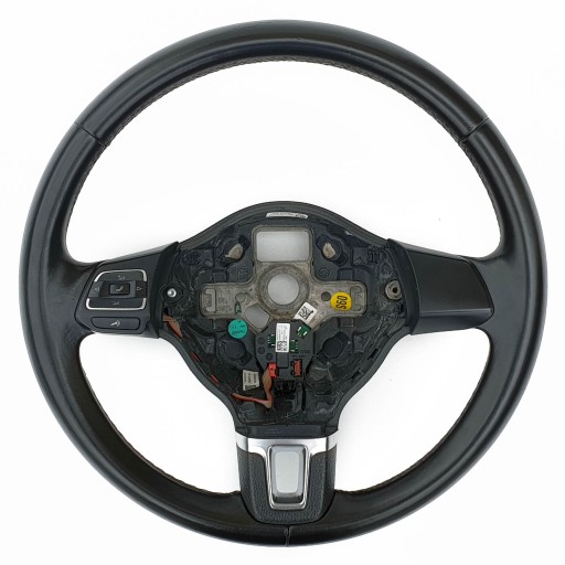 VW Polo V mk5 6R спортивный кожаный руль, многофункциональная кожа