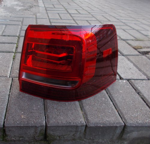7N0945208, 7N0.945.208, - VW Sharan 7n Lift 15+ Світлодіодна права задня лампа Оригінал 7N0945208