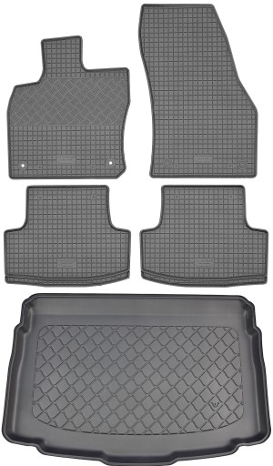 VW T-Roc SUV 2017 - КОМПЛЕКТ - Килимок в багажник + килимок для ніг