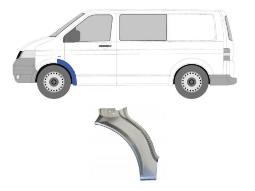 PBZ10015VL - VW T5 2003-2009 ПЕРЕДНЄ КРИЛО РЕМОНТ ЛІВЕ