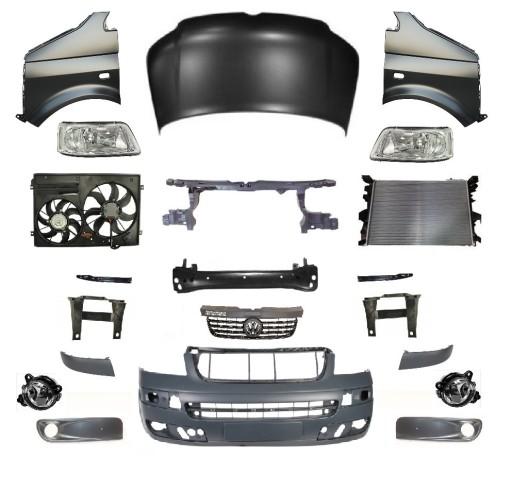 7H0805598 - VW T5 MULTIVAN 03-09 ФОНАРЬ РЕМНЯ ПЕРЕДНЕГО БАМПЕРА КАПОТА