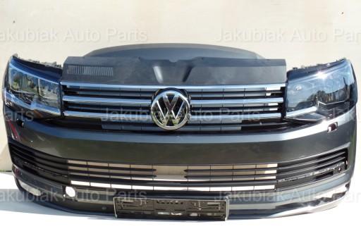 VW T6 7E КАПОТ, БАМПЕР, ПОЯС ФОНАРЕЙ, ПЕРЕДНЯЯ РЕШЕТКА