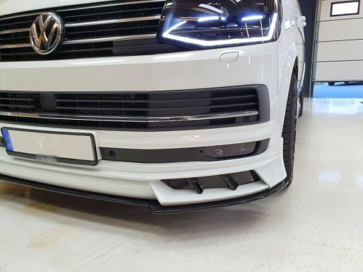 VW T6 TRANSPORTER MULTIVAN 15-19 ПЕРЕДНЯ СПІДНИЦЯ СПЛІТЕР ТЮНІНГ СПОЙЛЕР