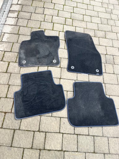 VW TIGUAN II 5N LIFT R-LINE ВЕЛЮРОВЫЕ КОВРИКИ ОРИГИНАЛ