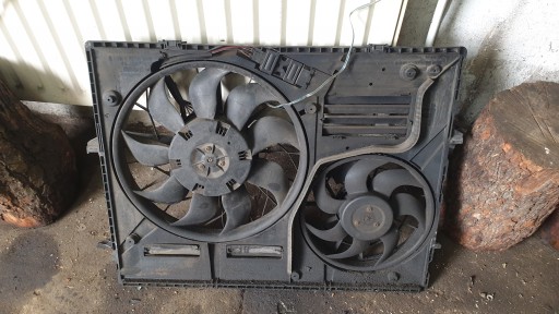 ZXC77 - VW TOUAREG 7L ВЕНТИЛЯТОРЫ РАДИАТОРА 5.0 TDI