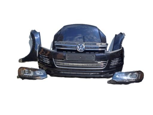 VW TOUAREG 7P 10-14R КАПОТ БАМПЕР РЕМІНЬ КРИЛА XENON LED R-LINE LC9X