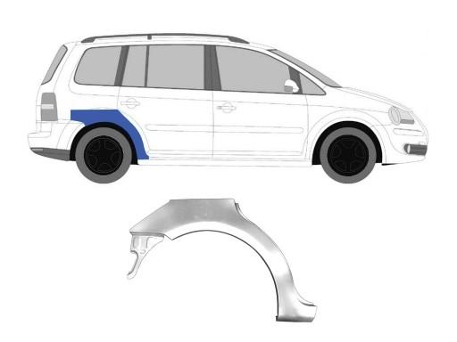 3325434892 - VW TOURAN 2006-2010 РЕМОНТ ЗАДНЕГО КРЫЛА P