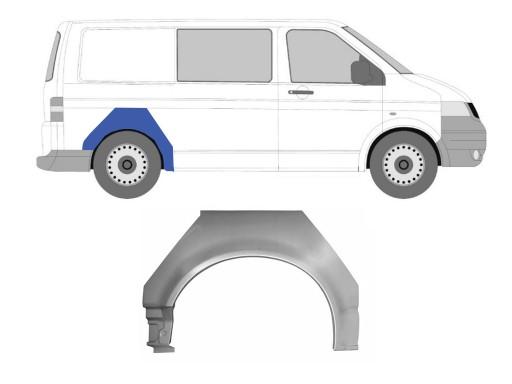 7464711704 - VW TRANSPORTER T5 2003-2009 РЕМОНТ КРЫЛЬЕВ T