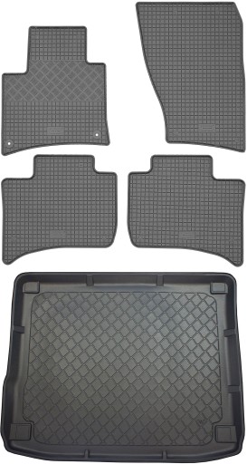 VW Touareg II SUV 2010-2018 SET - Коврик в багажник + коврик для ног