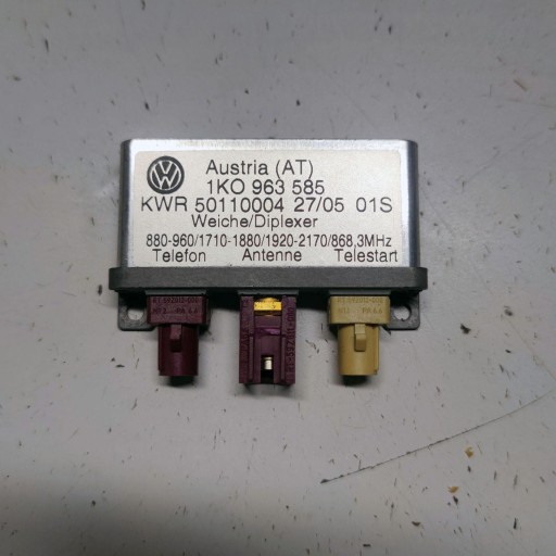 VW Touran и антенный усилитель 1k0963585