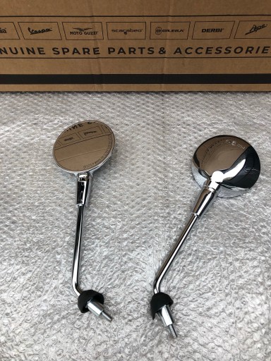 CM303401 CM303402 - Vespa GTS дзеркало хром 2018 + HPE новий оригінал