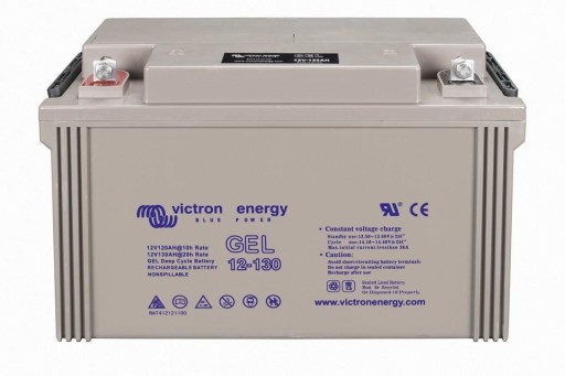 BAT412121104 - Victron Energy 12V / 130Ah Gel Deep Cycle Batt.