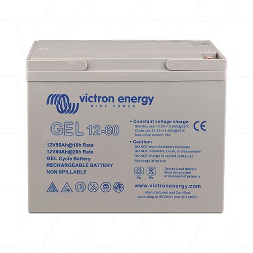 BAT412550104 - Victron Energy 12V / 60Ah Gel Deep Cycle Batt.