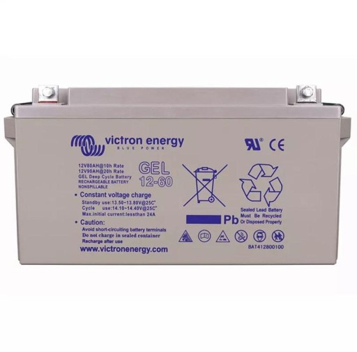 BAT412550104 - Victron Energy 12V / 60Ah Gel Deep Cycle Batt.