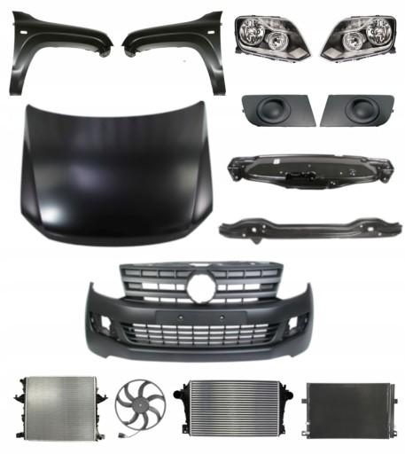 2887 - Volkswagen Amarok 2010 БАМПЕР КАПОТ ЛАМПИ КРИЛО