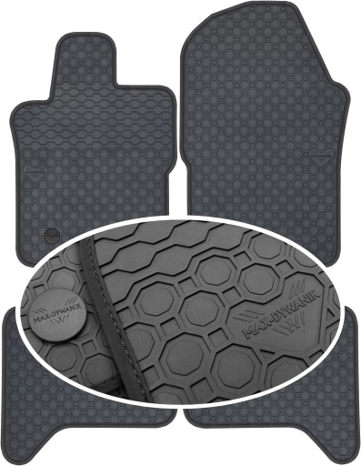 Volkswagen Amarok II 2022 р.в Гумовий килимок PrimeLiner - Чорний