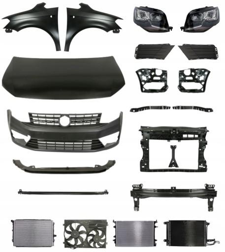 2803 - Volkswagen Caddy 3 LIFT 2015+ ЛАМПА НА БАМПЕР КАПОТ