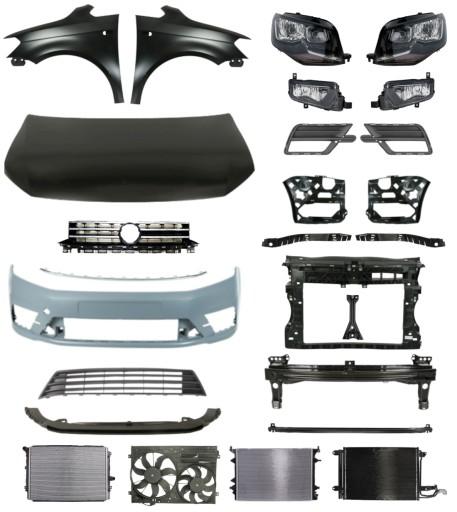 5 - Volkswagen Caddy 4 Life 15- Ремень бампера Капот