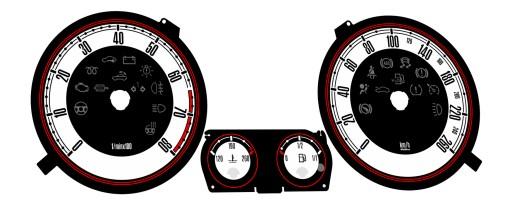 Volkswagen Golf 5 диски одометра INDIGLO MoMan