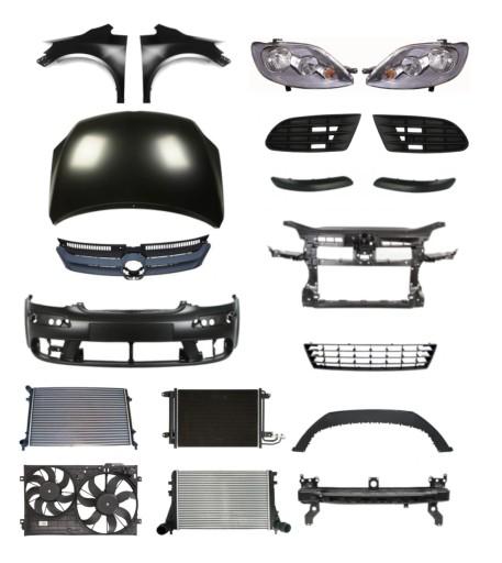 2682 - Накладка капота на бампер Volkswagen Golf V Plus 05-09