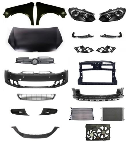 2726 - Volkswagen Golf VI 08-13 Ремінь бампера Капот Крило