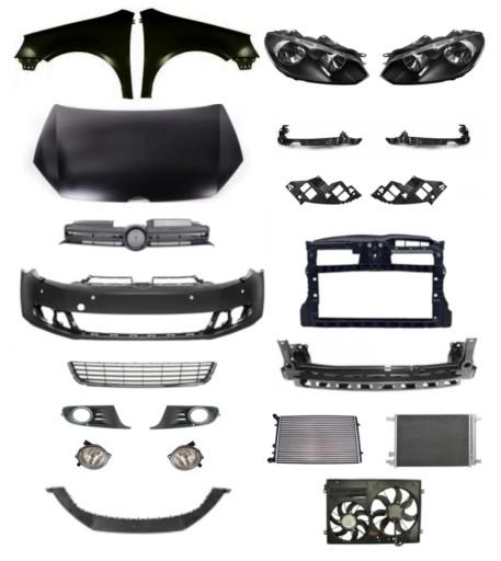 2718 - Volkswagen Golf VI 08-13 Ремінь бампера Капот Крило