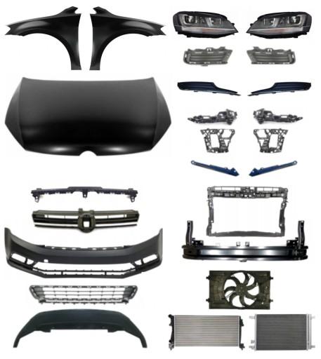 2705 - Volkswagen Golf VII 12-16 Накладка на бампер