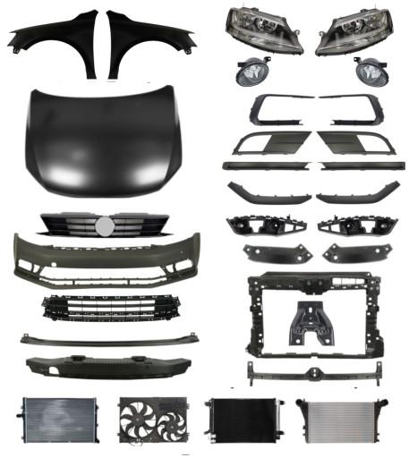 2964 - Volkswagen Jetta 14-18 Бампер Ремень Капот Крыло