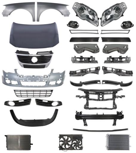 2905 - Volkswagen Passat B6 05-11 Накладка на бампер капот
