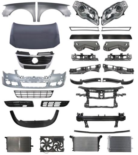 2908 - Volkswagen Passat B6 05-11 Накладка на бампер