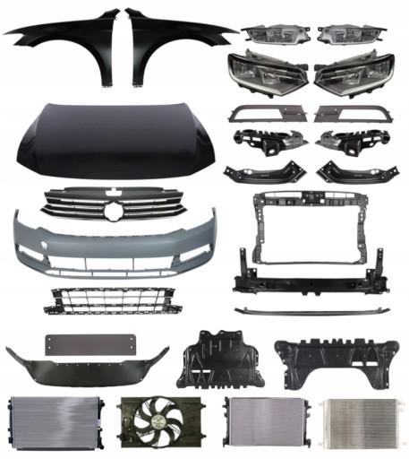 2895 - Фольксваген Пассат Б8 2014-2018 ЛАМПА КАПОТА БАМПЕРА