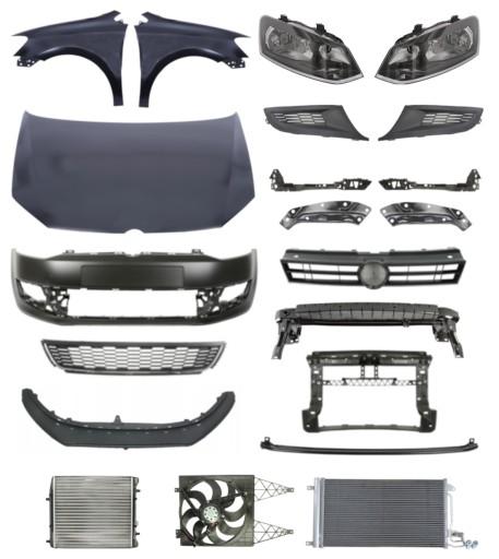 Inny835 - Volkswagen Polo 6R 09-14 Ремінь бампера капот Крило