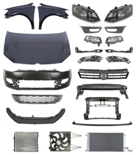 3066 - Volkswagen Polo 6R 09-14 Ремінь бампера капот Крило