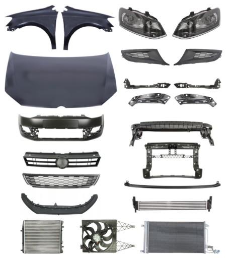 3071 - Volkswagen Polo 6R 09-14 Ремінь бампера капот Крило