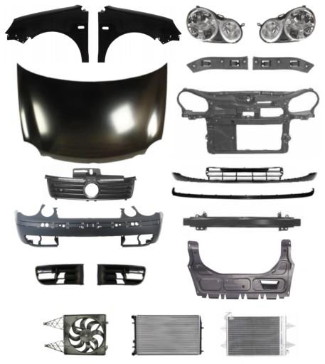 Inny253 - Volkswagen Polo 9N 01-04 Ремінь бампера капот Крило